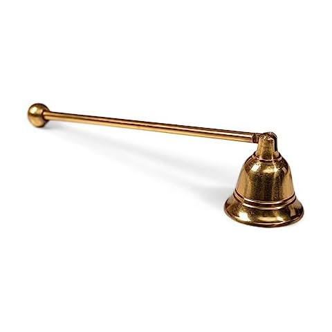 Paddywax Candle Accessories Candle Snuffer, Shiny Brass | Amazon (US)
