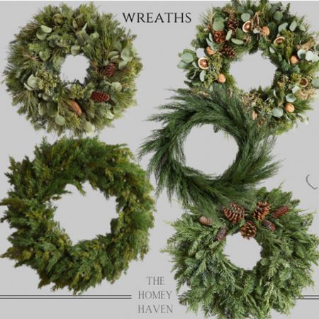 Gorgeous high end wreaths faux and live! I am getting the faux cedar!

Wreaths
Christmas decor
Holiday decor
Christmas wreaths
Front porch 
Home
Home decor 
Holidays 

#LTKHoliday #LTKSeasonal #LTKhome