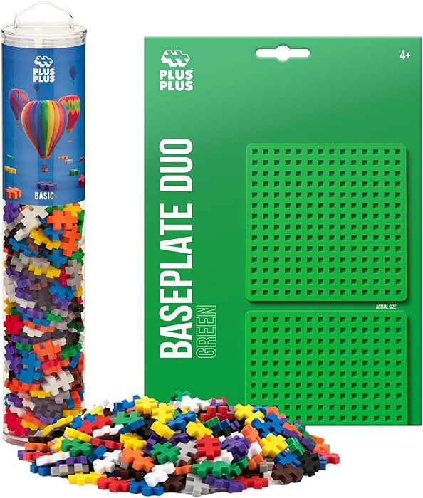 PLUS PLUS 240 Piece Interlocking Building Blocks for Kids, Open Ended Connecting Toys, STEM Bin M... | Amazon (US)