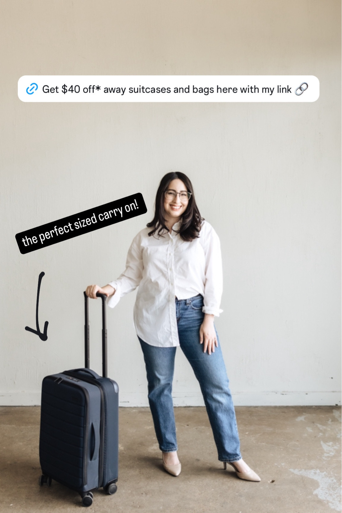 Away luggage! My favorite travel brand for all things bag, luggage, and suitcases.  Perfect sized carry ons or large checked bags to office backpacks. Sleek and modern options to choose from! Navy blue carry on #newarrivals 

#LTKItBag #LTKHome #LTKTravel