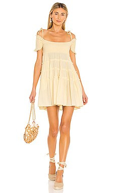 Free People X REVOLVE Happy With You Mini Dress in Sunlit from Revolve.com | Revolve Clothing (Global)