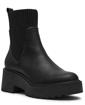 Women's Zepplin Lug Sole Chelsea Booties | Macy's