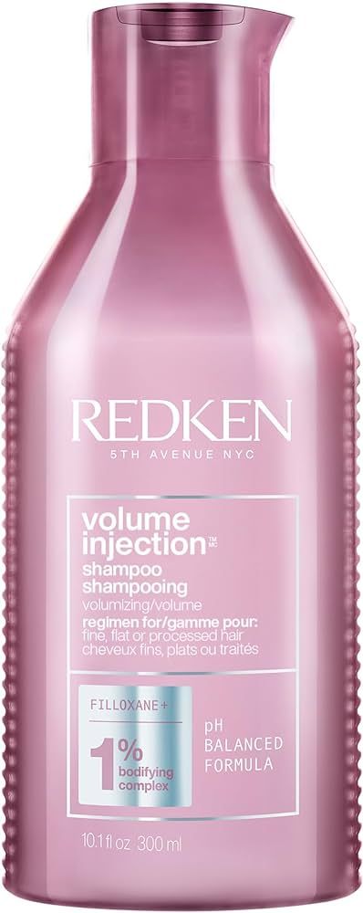 Redken Volume Injection Shampoo | Lightweight Volume Shampoo For Fine Hair | Adds Volume, Lift, a... | Amazon (US)