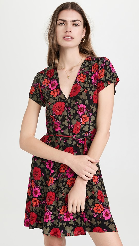 Cleo Rambling Floral Wrap Dress | Shopbop