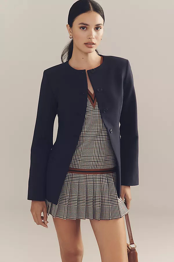 Daphne Long Waisted Blazer Jacket | Anthropologie (US)