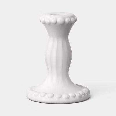 Beaded Ceramic Taper Candle Holder - Threshold™ | Target