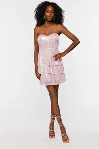 Sequin Sweetheart Mini Dress | Forever 21 (US)