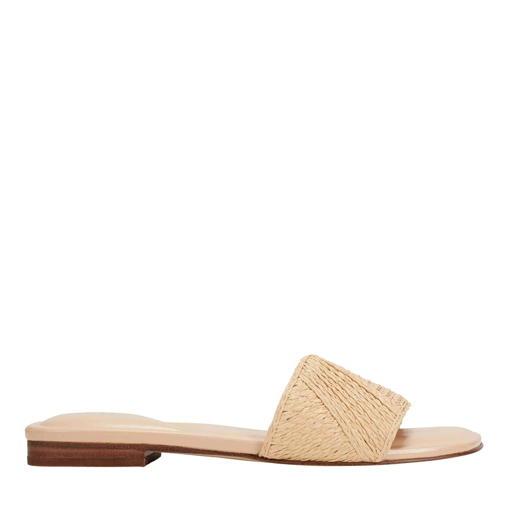 Women's Murphy Flat Sandal - Natural Raffia | Marc Fisher Footwear | Marc Fisher