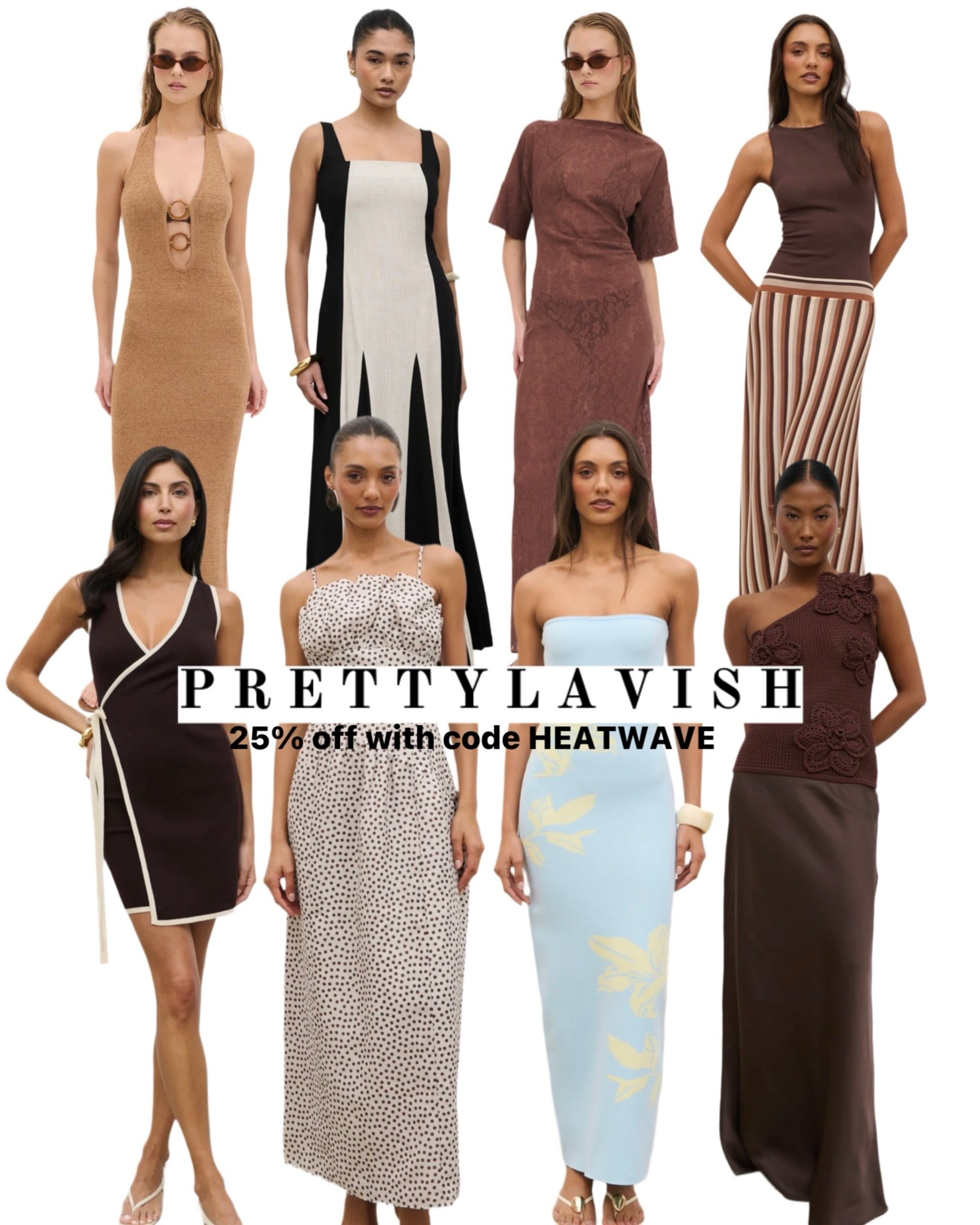 Pretty lavish 25% off with code HEATWAVE ☀️