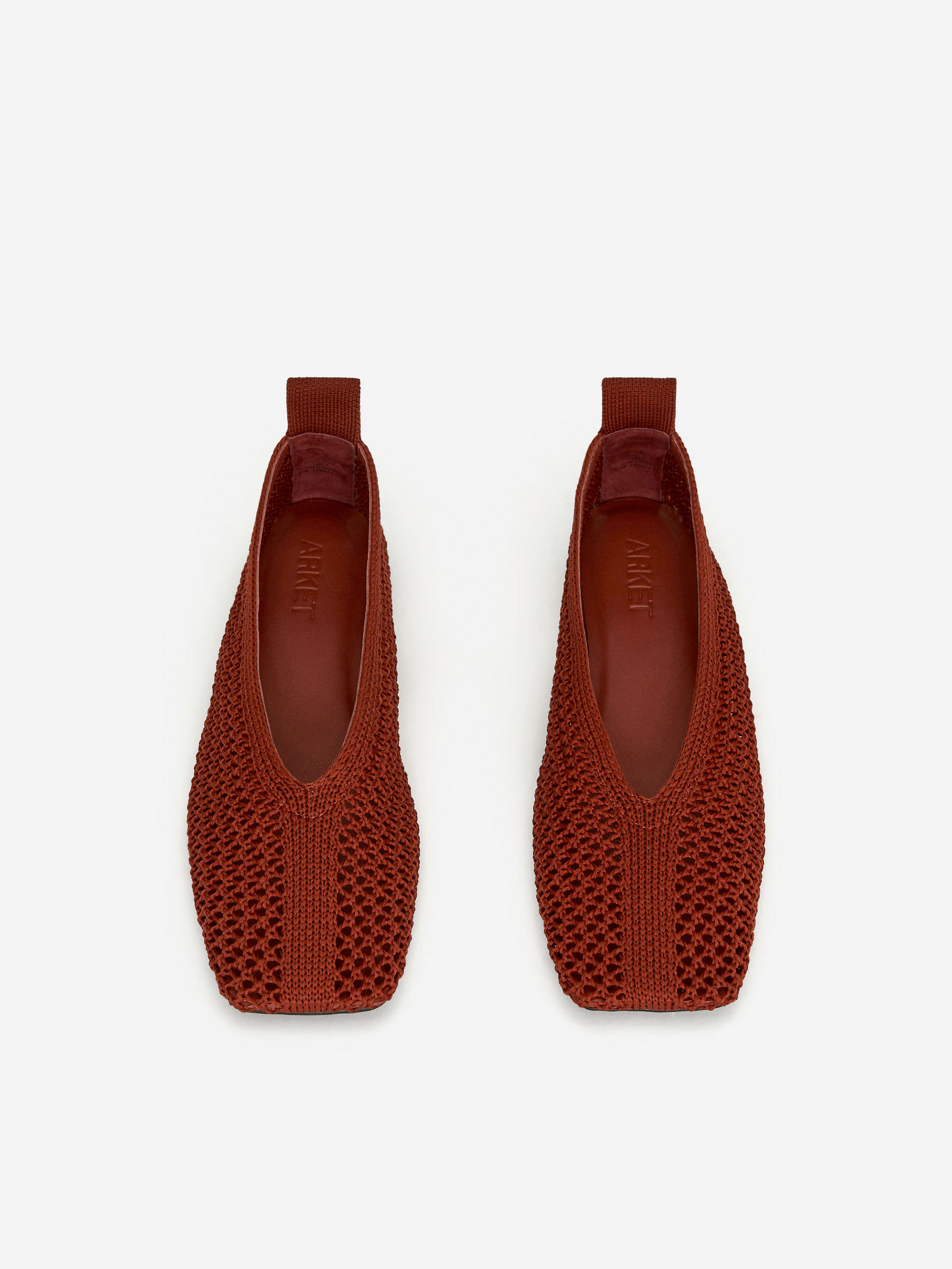 Knitted Ballerina – Rust – Women – ARKET GB | Arket UK