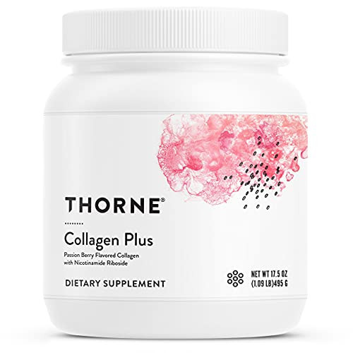 THORNE Collagen Plus - Collagen Peptides Powder with Nicotinamide Riboside and Clinically Studied Ingredients for Skin Texture and Moisture - Healthy Skin, Hair, and Nails* - 17.5 Oz - 30 Servings | Amazon (US)