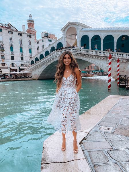 Rialto Bridge
Grand Canal, Venice, Italy
White lace, dress, sundress, wedding

#LTKwedding #LTKunder100 #LTKtravel