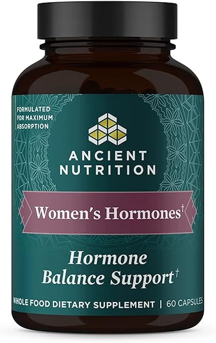 Ancient Nutrition Women's Hormones, Helps Reduce Stress, Supports Energy, Hormone Balance, Gluten... | Amazon (US)