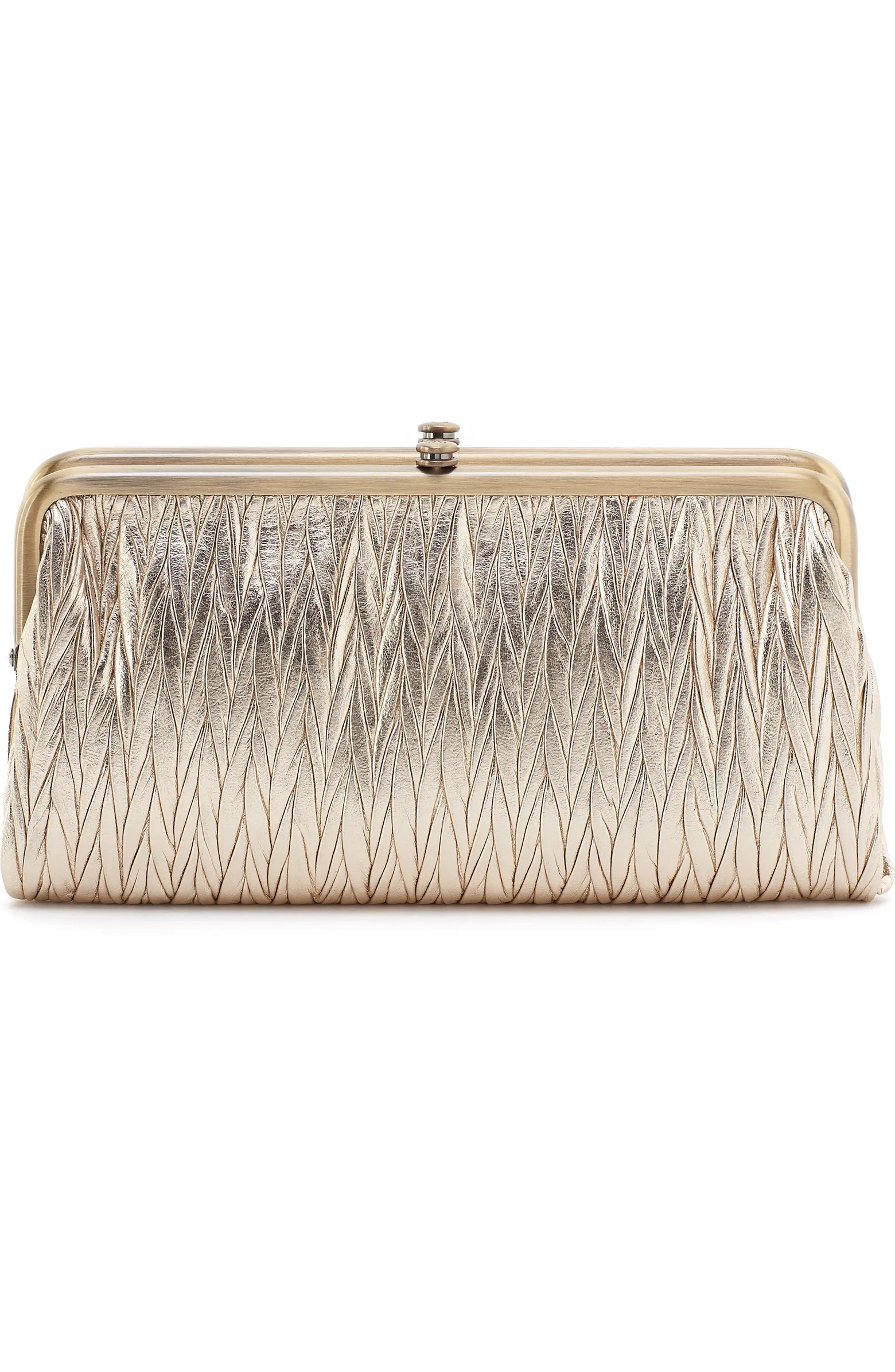 HOBO Lauren Leather Double Frame Clutch | Nordstrom | Nordstrom