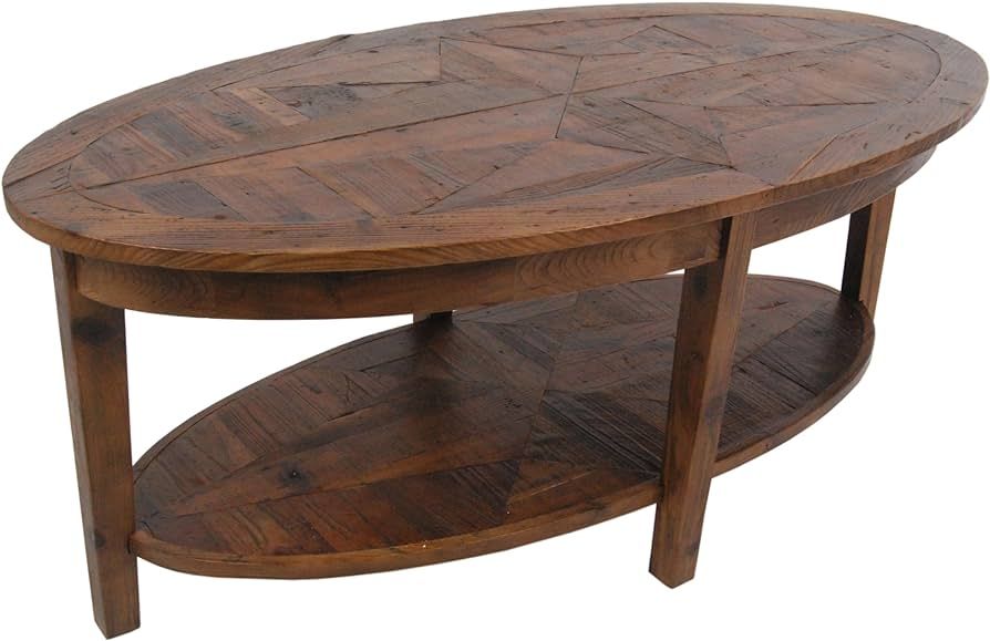 Alaterre Renew Coffee Table, 48"L Oval, Natural | Amazon (US)