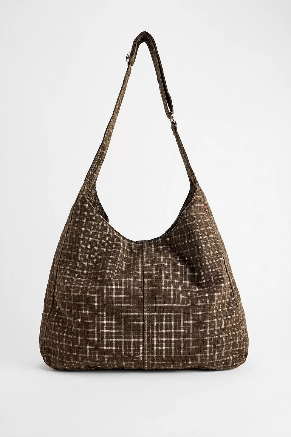 UO Brown Jackson Check Sling Bag | Urban Outfitters UK