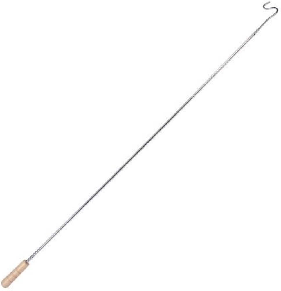 Only Hangers Hanger Hooker with Wooden Handle - Reach Pole - Hanger Retriever | Amazon (US)