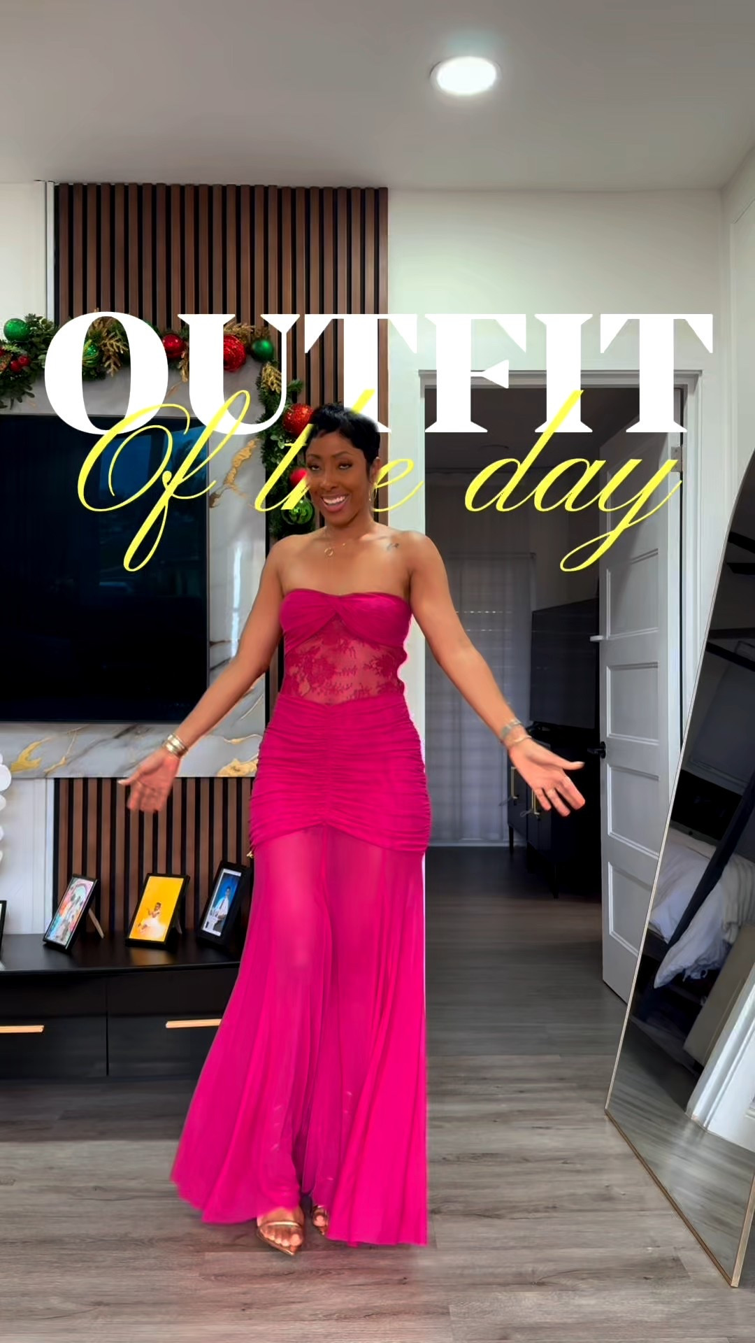 The perfect dress for date night on Valentine’s Day!🩷

#LTKootd #LTKValentine #LTKOver40