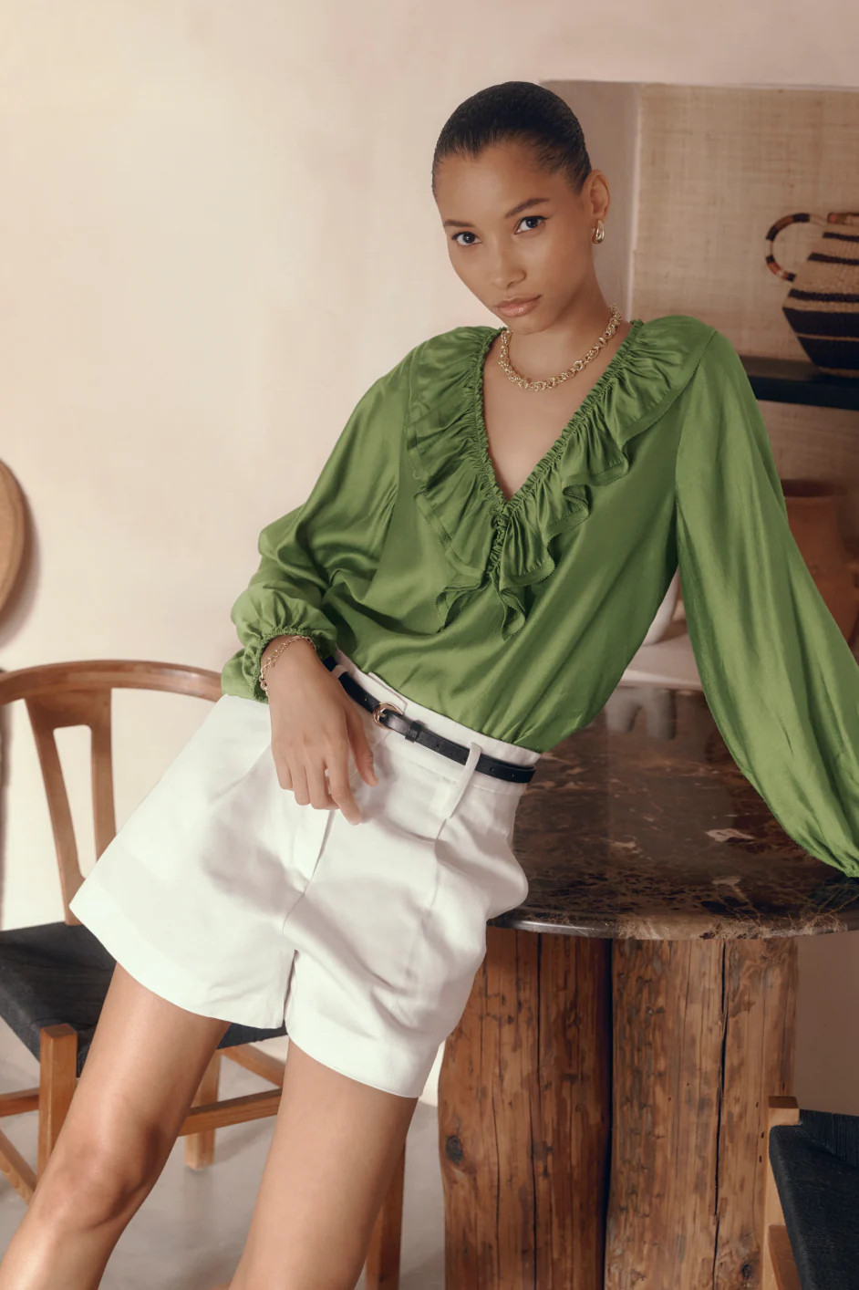Cath x WYSE Cannes Short - Ivory | WYSE London