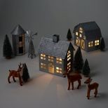 Galvanized Metal Houses Village Kit - Wondershop™ | Target