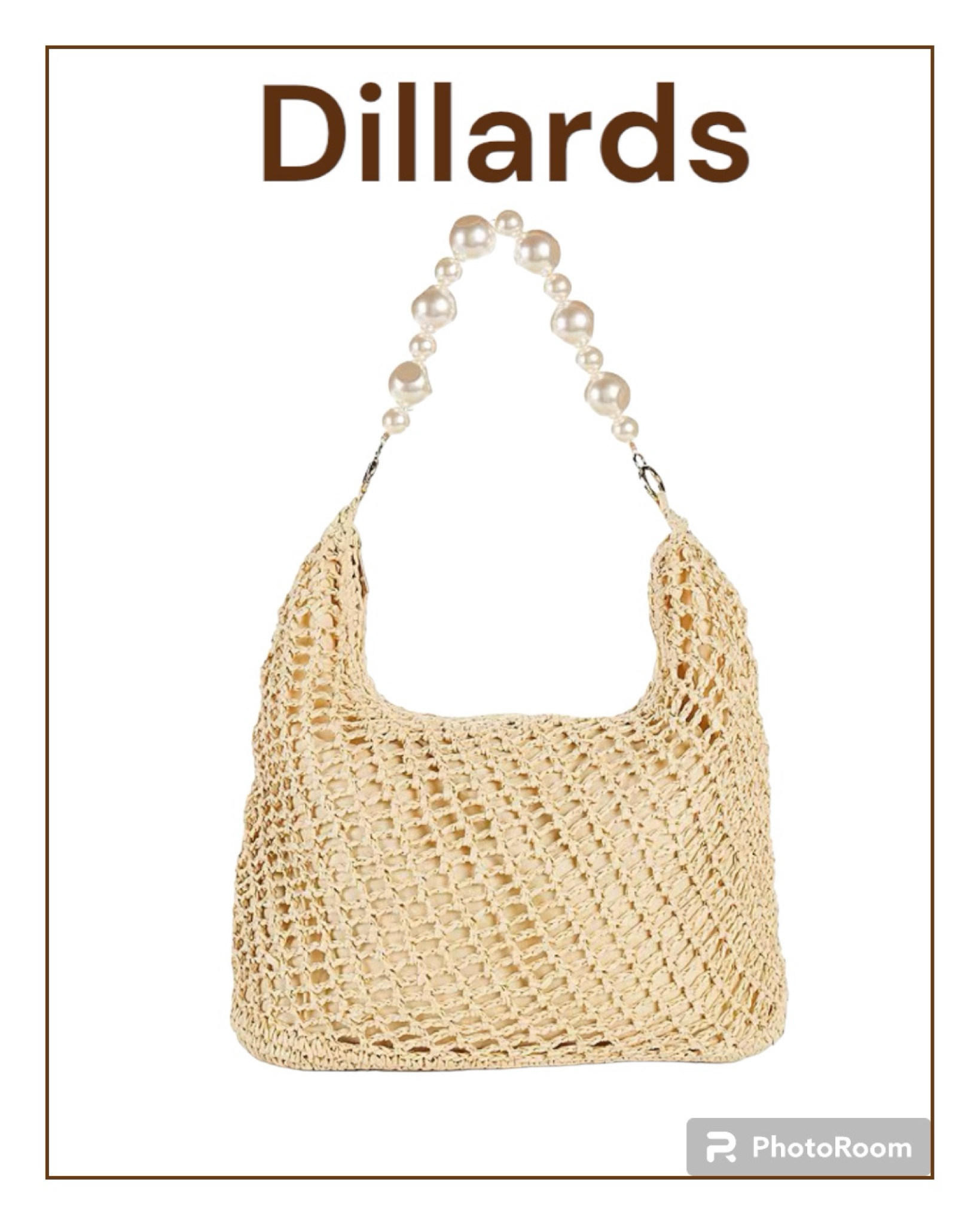 Cute summer bag from Dillards. In blue too. Love the pearl handle. On sale from $150.00 to $112.00  

#summertote

#LTKitbag