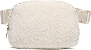 Sherpa Belt Bag Winter Fashion Waist Packs Fleece Belt Bag for Women Adjustable Strap Fanny Pack ... | Amazon (US)