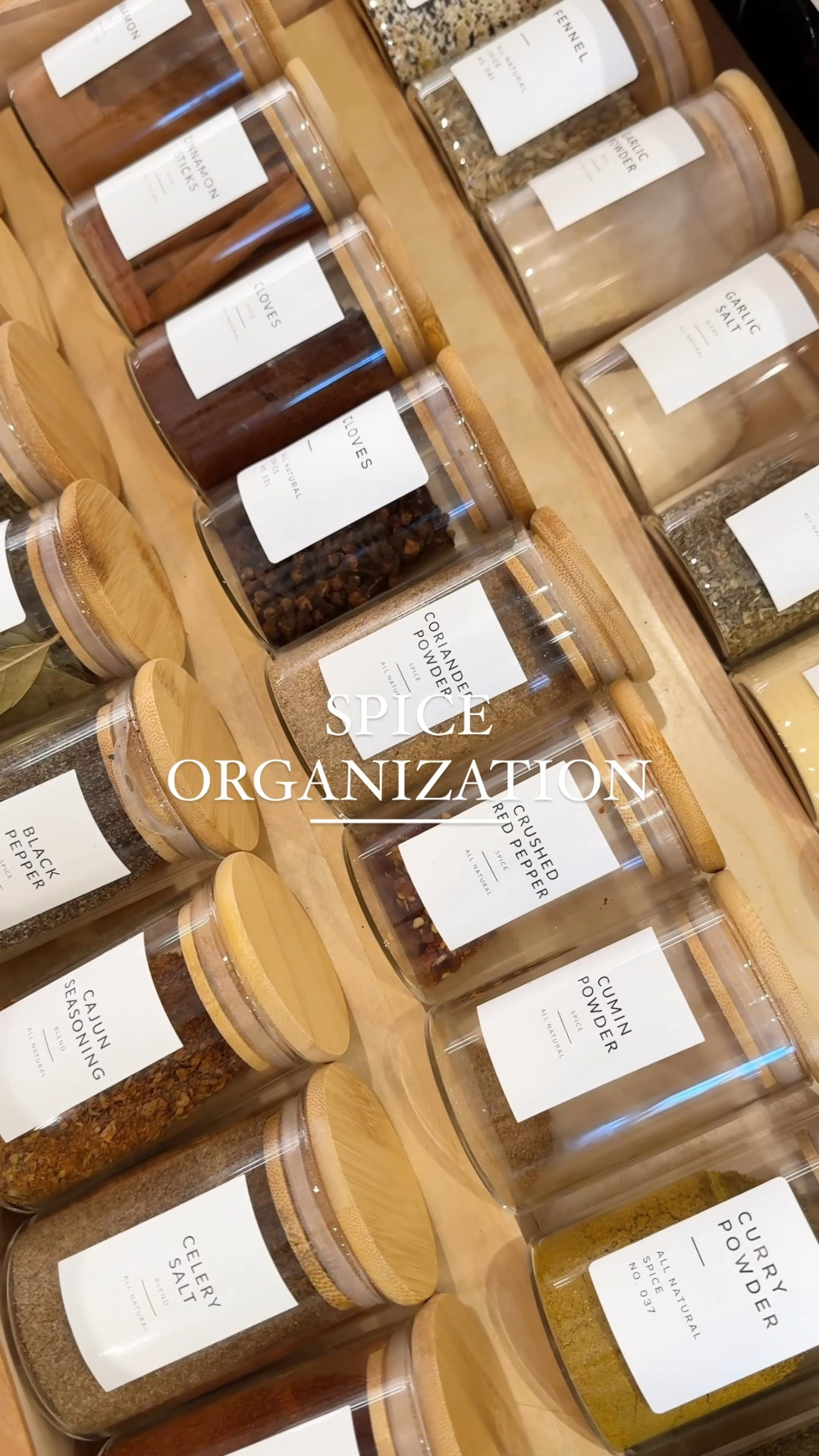 Spice organization, kitchen, home // 

#LTKVideo #LTKfindsunder50 #LTKhome
