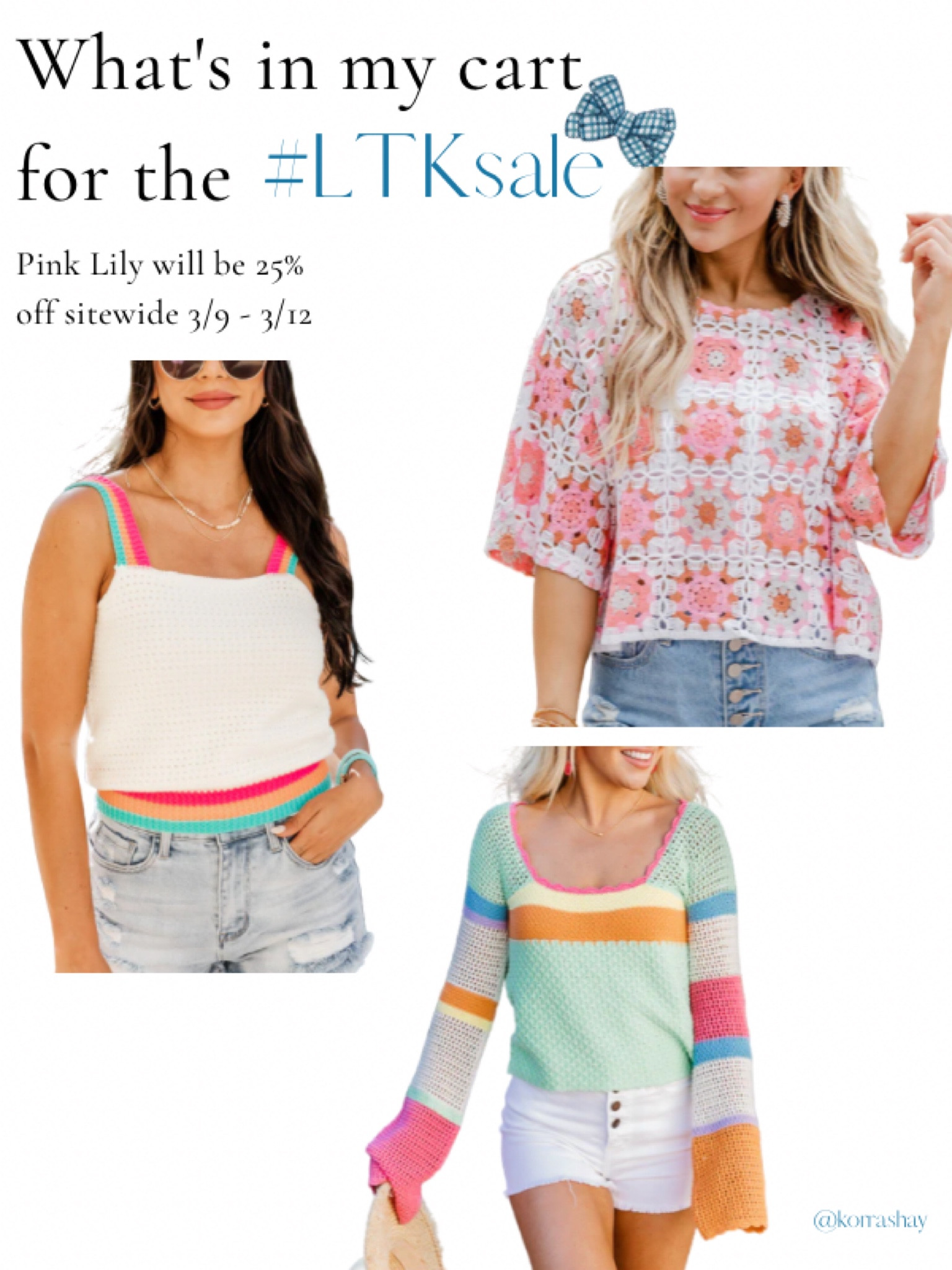 LTKsale what’s in my cart! Pink lily will be 25 percent off from March 9th to 12th 💕 so get your carts planned and ready to jump on these amazing deals!

#LTKFestival #LTKSale #LTKSeasonal