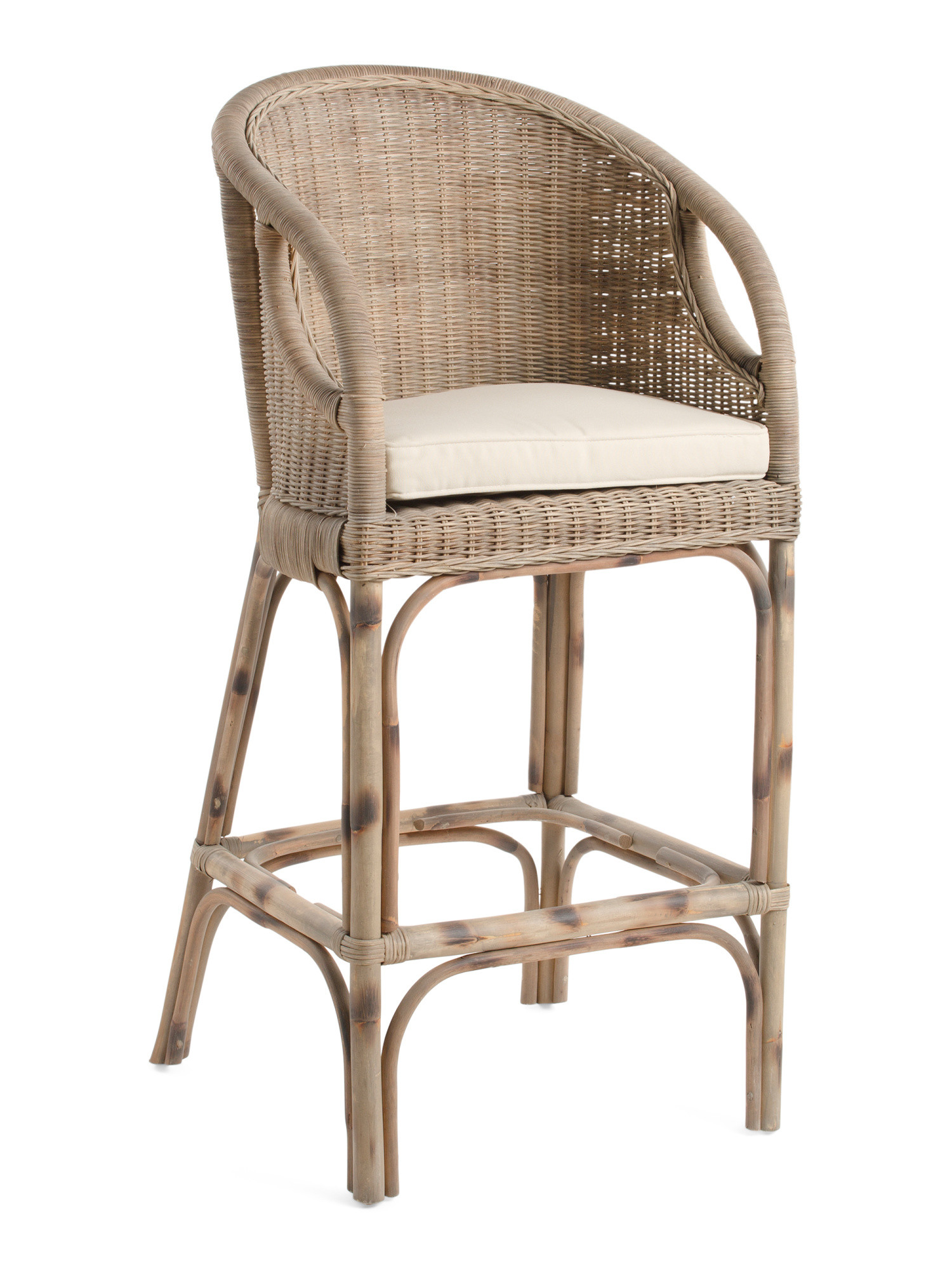 Daphnie Rattan Bar Stool | Kitchen & Dining Room | Marshalls | Marshalls