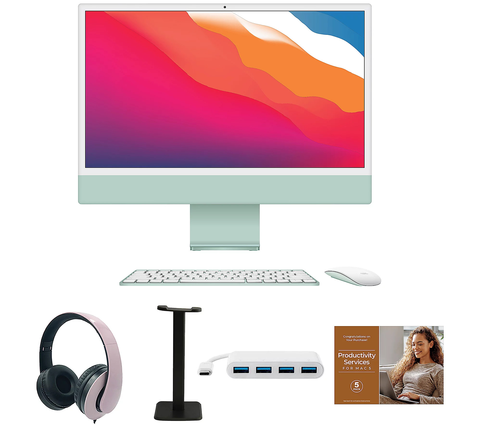 Apple iMac 24"" M3 8-Core CPU 8-Core GPU 512GB | QVC