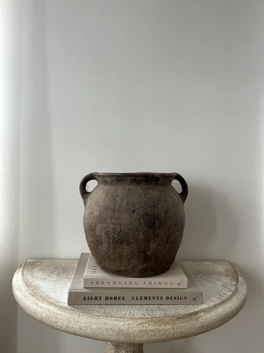 Antique Large Turkish Clay Vessel with Double Handles | Large Rustic Earthenware Pot | Primitive ... | Etsy (US)