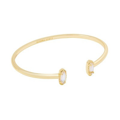 Kendra Scott Emma Dichroic Glass 14K Gold Over Brass Cuff Bracelet - Gold | Target
