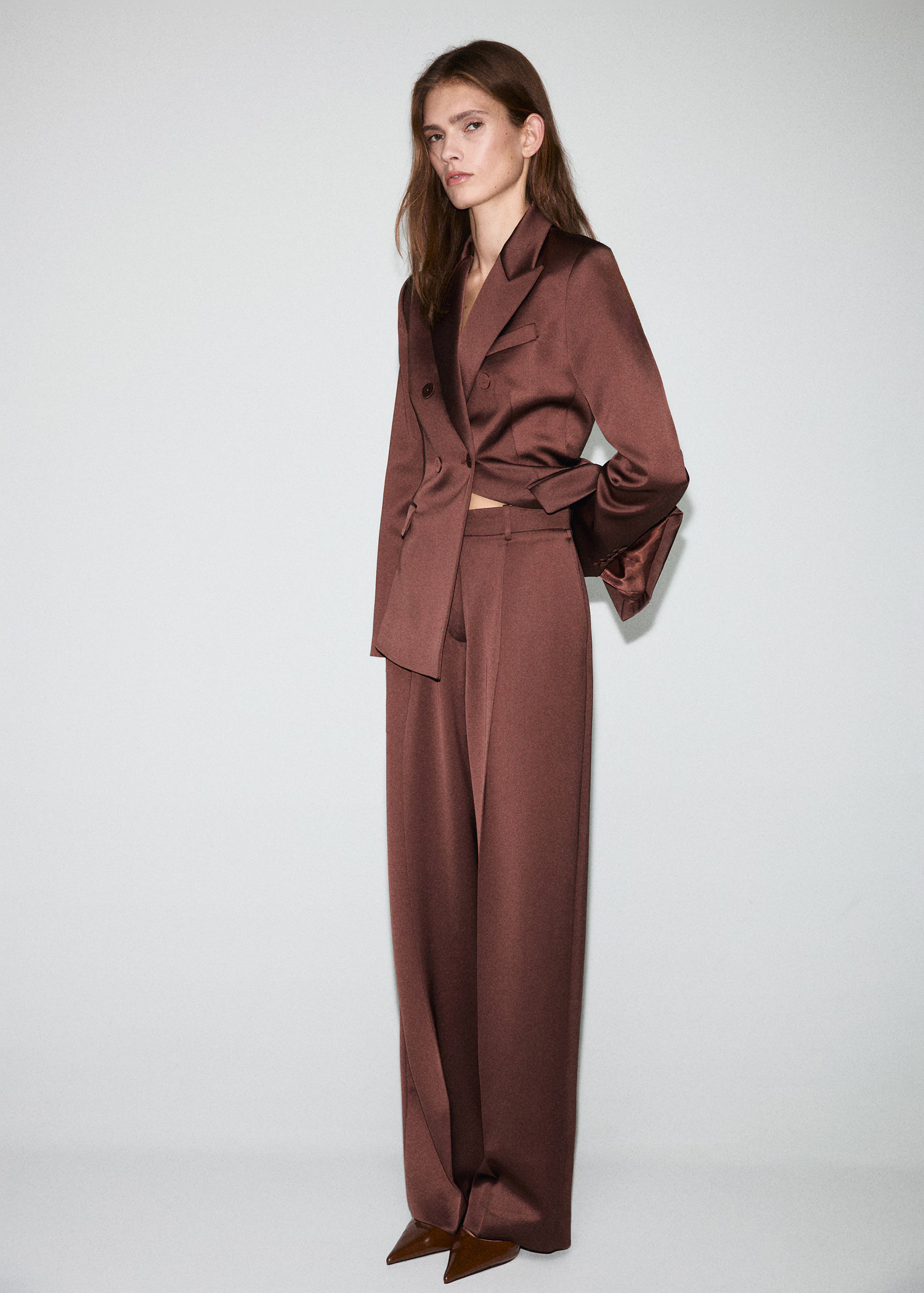 Satin suit pants | Mango (US/MX/AU)