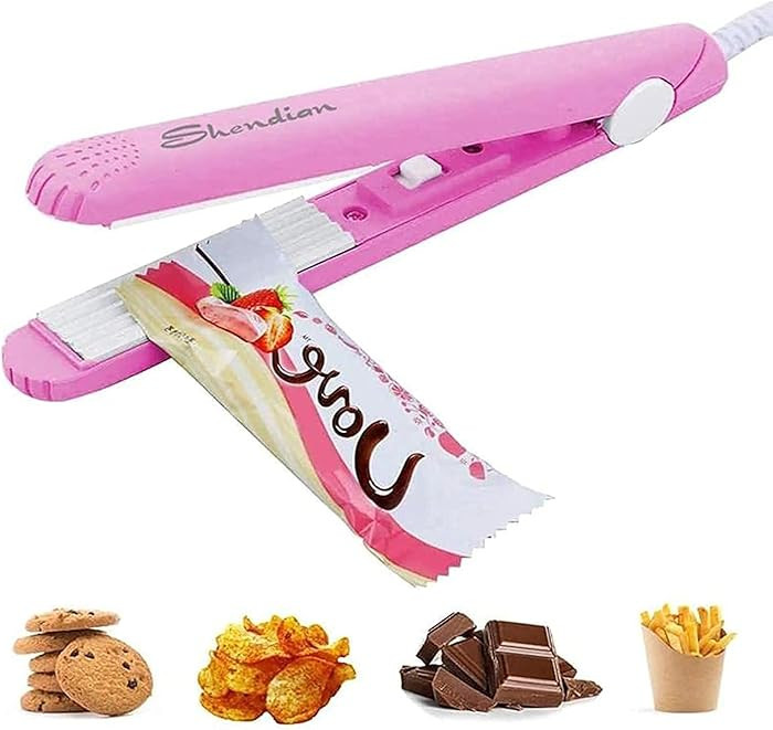 Mini Food Bag Heat Sealer Handheld, Smart Control Corrugated Suspension Heating Sheet for Airtigh... | Amazon (US)