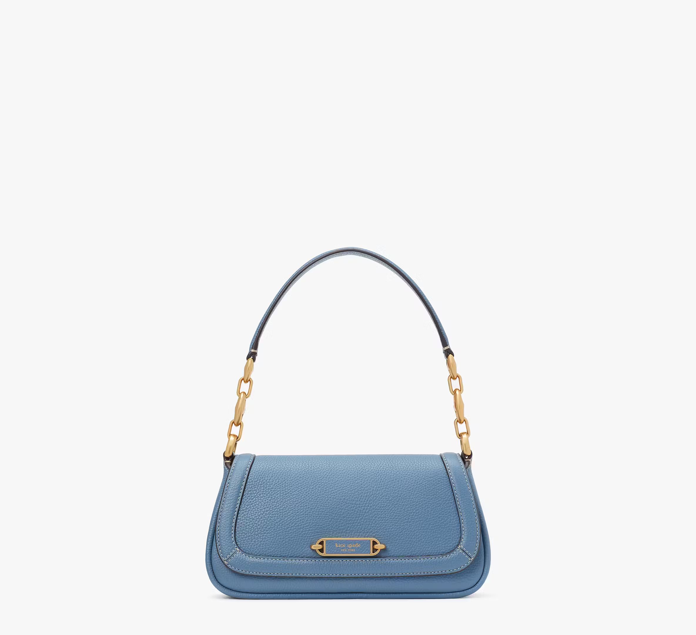 Kate Spade Gramercy Small Flap Shoulder Bag, Manta Blue | Kate Spade (US)