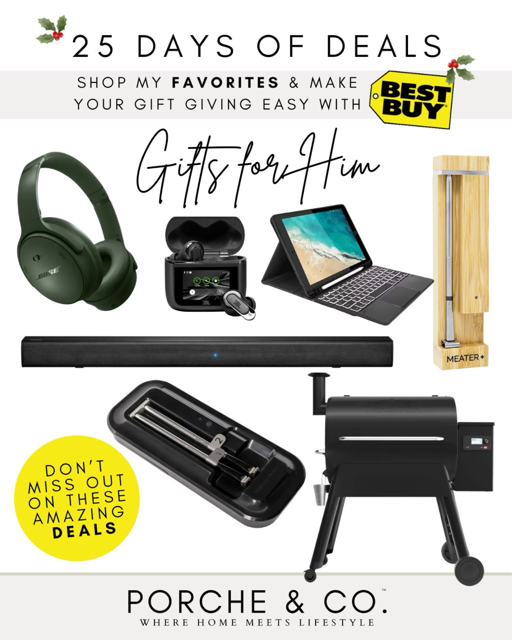 I’m partnering with Best Buy to bring you my favorite Gifts for Him! Best Buy has some amazing items on incredible deals throughout December! Check him off your list with @bestbuy. Shop new deals every day at Best Buy # bestbuypartner #gifts #giftguide #giftsforhim#LTKCyberWeek 

#LTKGiftGuide #LTKHoliday
