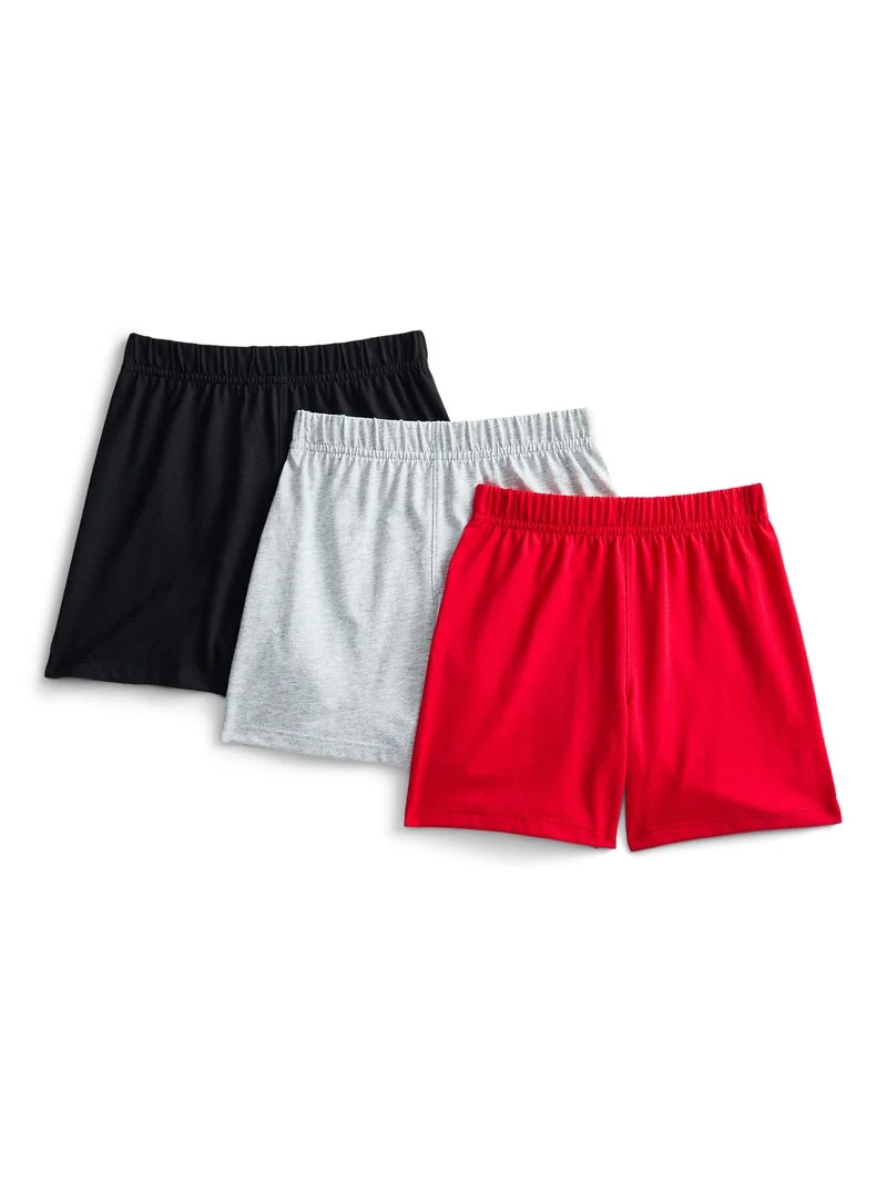 Wonder Nation Toddler Boys Soft Jersey Shorts, 3-Pack, Sizes 18M-5T | Walmart (US)