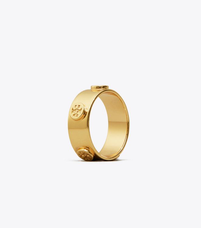 Tory Burch Logo Stud Ring | Tory Burch US