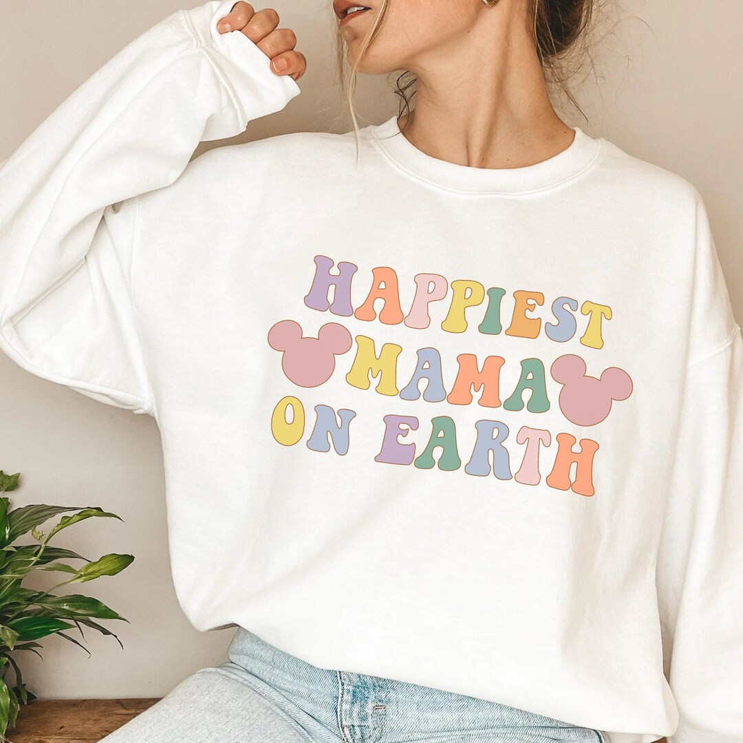 Happiest MAMA MINI on Earth Sweatshirtmatching Mommy and - Etsy | Etsy (US)