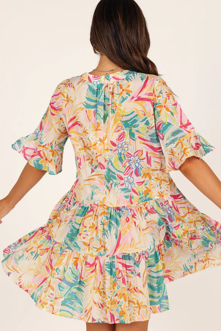 Carry Babydoll Mini Dress - Multi | Petal & Pup (US)