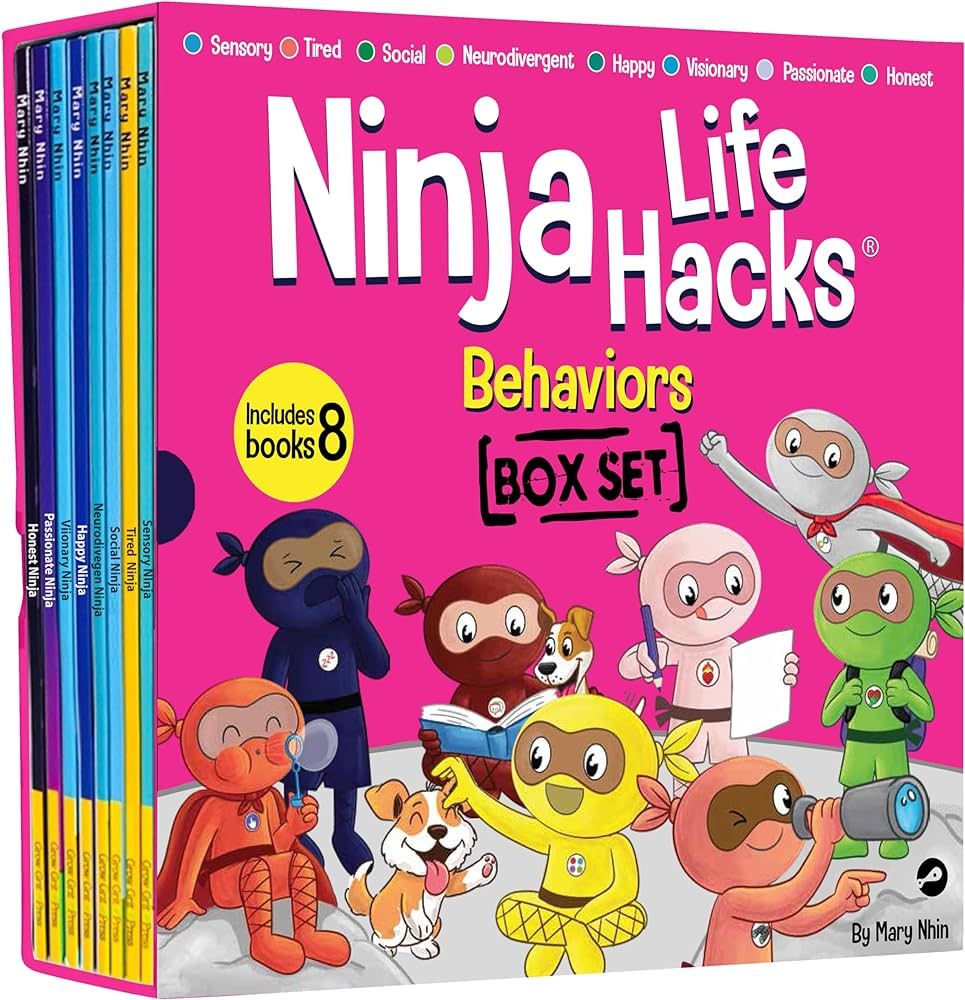 Ninja Life Hacks Behaviors 8 Book Box Set, (Books 72-80: Neurodivergent, Sensory, Social, Tired, ... | Amazon (US)