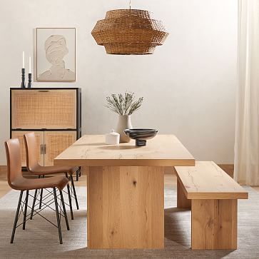Veda Rectangle Dining Table (84") | West Elm (US)