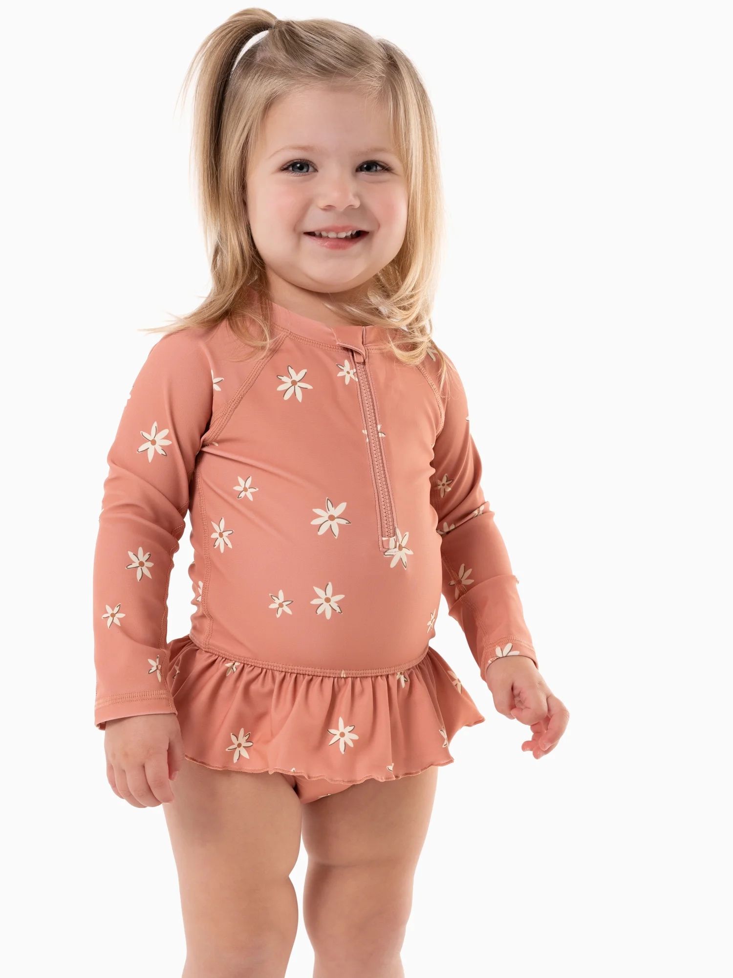 Modern Moments by Gerber Baby and Toddler Girl Swimsuit, Sizes 12M - 5T | Walmart (US)