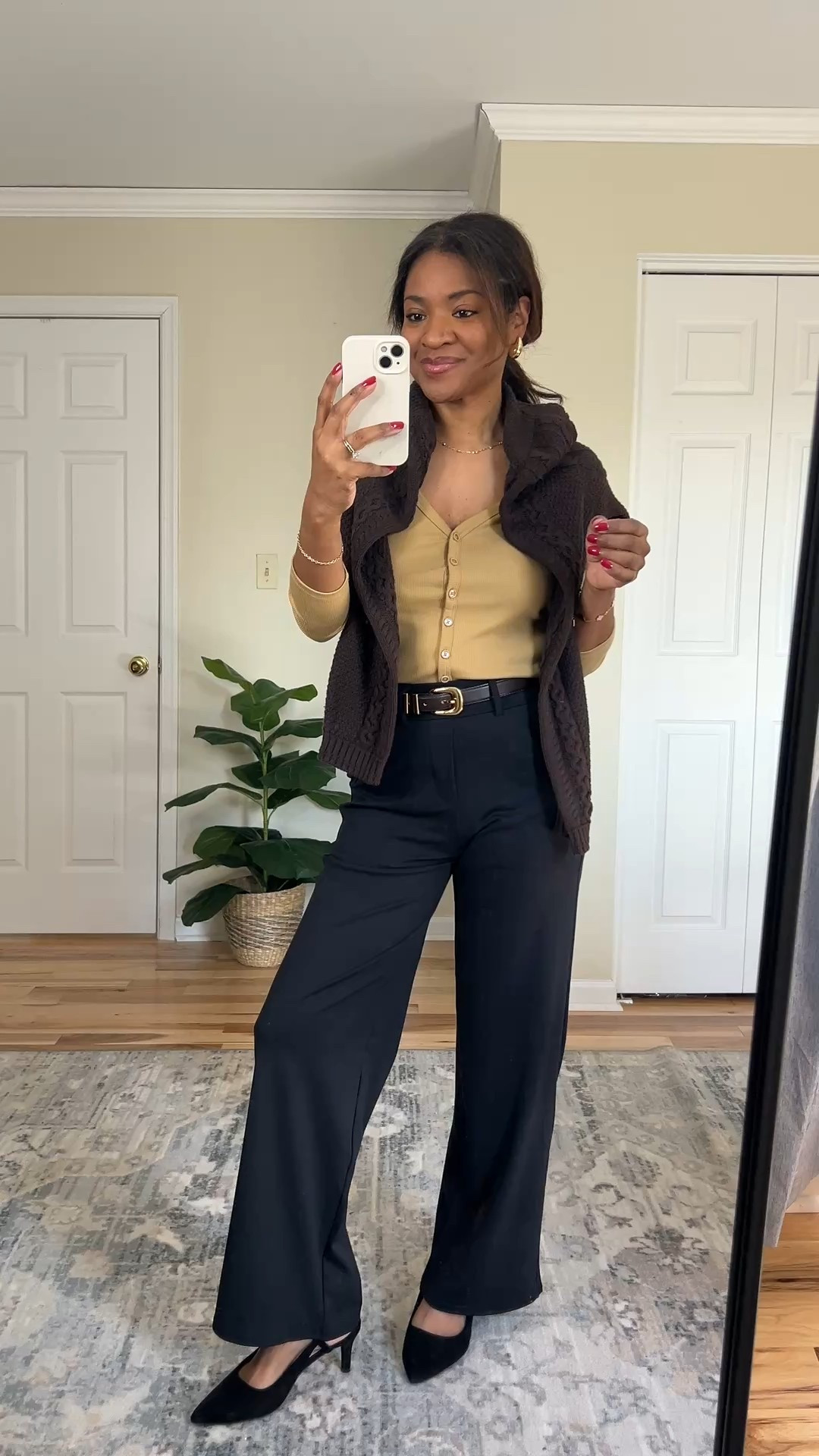 More “flexible, breathable, yoga slacks!” The good thing about these though is these have belt loops! Wearing a small 

#LTKootd #LTKOver40