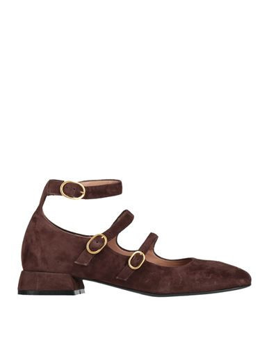 Bianca Di Woman Ballet flats Dark brown Size 7 Leather | YOOX (US)