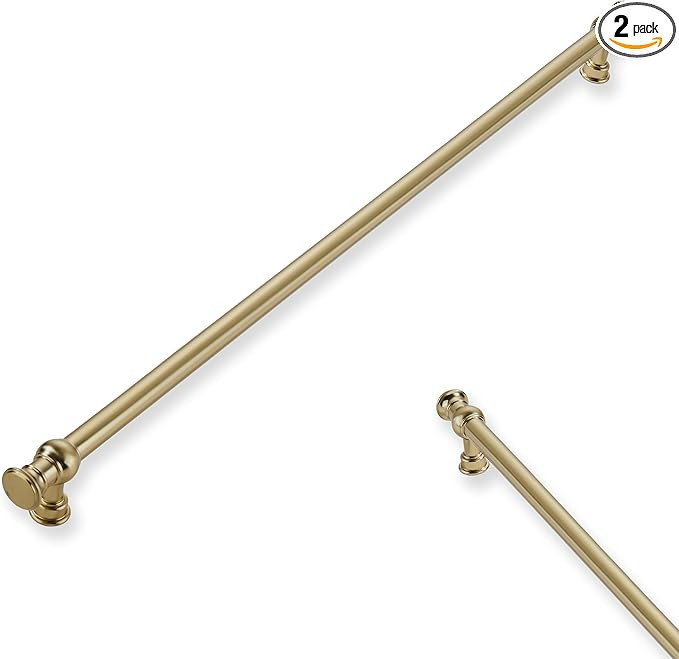 2-Pack 12inch(305mm) Hole Center Champagne Bronze Cabinet Pulls Solid Heavy Duty Kitchen Cabinet ... | Amazon (US)