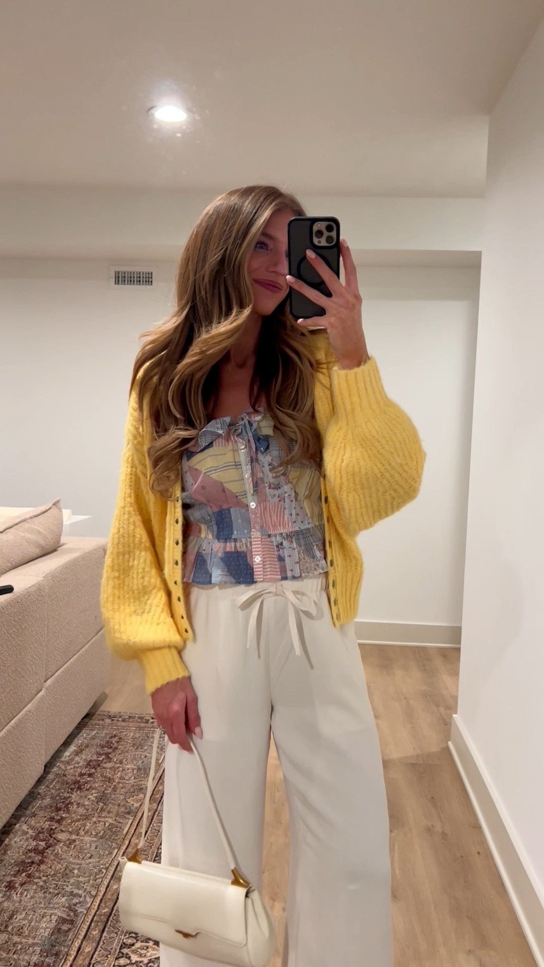 Bump friendly drawstring pants styled for cooler months 
Sizing details:
Pants-medium tall for pregnancy but also I wear a medium not pregnant because I prefer a looser fit. These run tts and I find most people who Wear similar sizes as me get a small tall. It’s just my personal preference. I also linked an almost identical pair for $35 that come in longs under the “shop similar products” section of this post. 
Small in both tops



Aritzia lodge pants, drawstring pants, spring outfit, spring transition

#LTKSeasonal #LTKBump #LTKTall