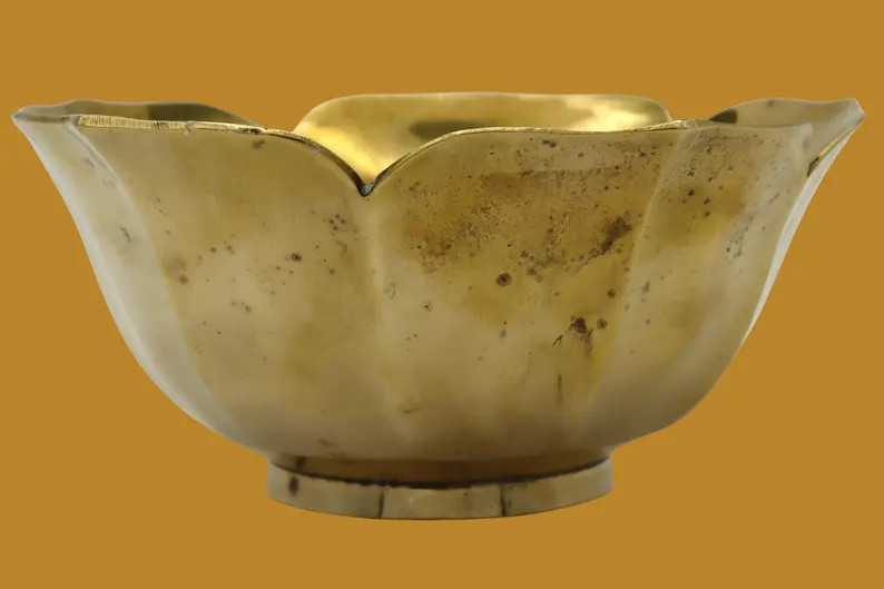 Brass Lotus Bowl Catchall Vintage | Etsy (US)