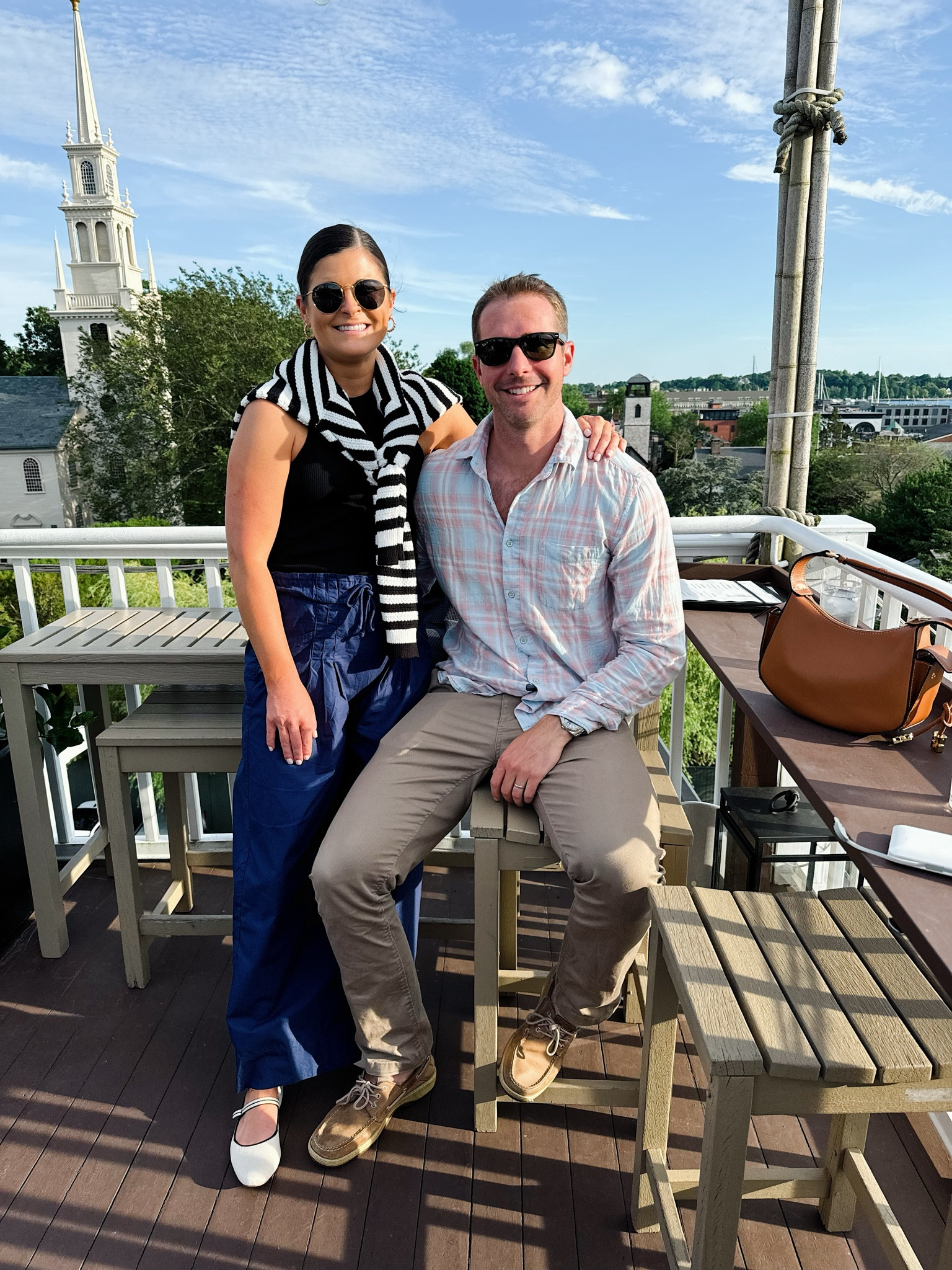 Father’s Day in Newport ⛵️⚓️🍸
My Details: 5’6” / US 8 Shoe
- Top & Pants: Small
- Sweater: Medium (for looser fit)
- Flats: Sized up 1/2


#LTKStyleTip #LTKFindsUnder50 #LTKFamily