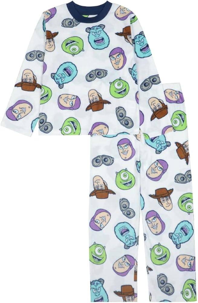 Disney Boys' 2-Piece Loose-fit Pajama Set, Soft & Cute for Kids | Amazon (US)